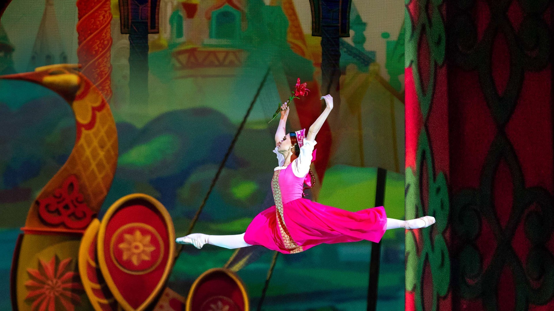 "The Scarlet Flower". Performance of the "Kremlin Ballet"